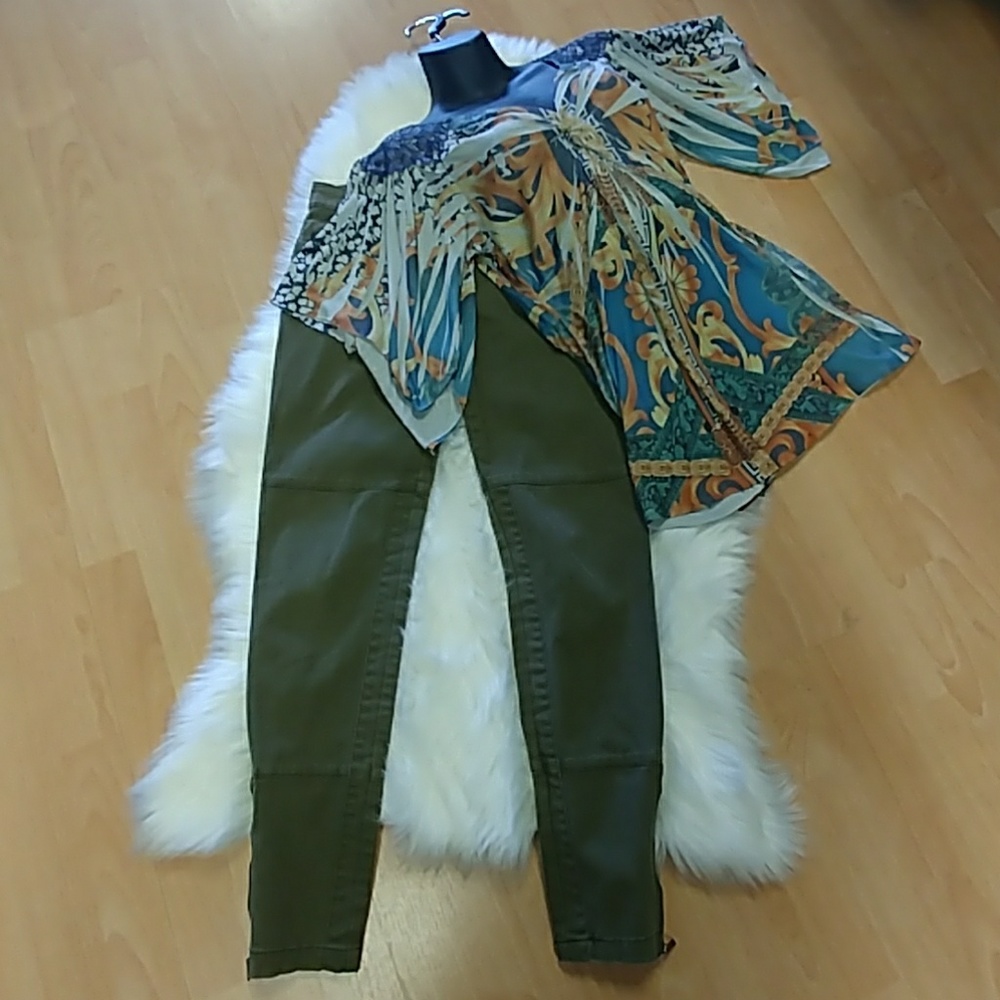 Michael Kors Skinny Olive Pants